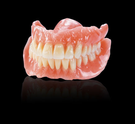 Buy Pink Full Acrylic Denture Natural Looking Complete Acrylic Denture Customizable online manufacture