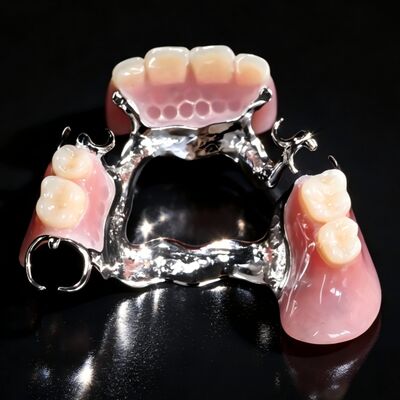 Buy Co Cr Framework Dental Removable Dentures Removable False Teeth online manufacture