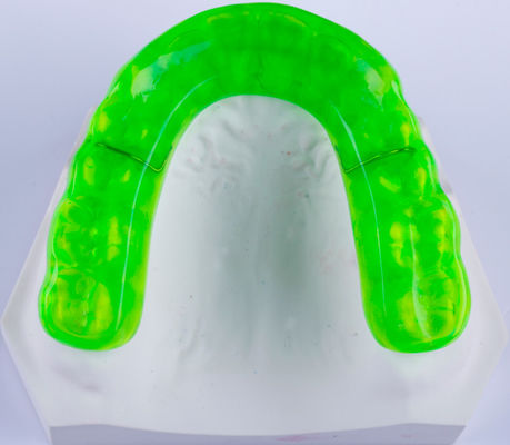 Green Hard Splint Dental Orthodontics Appliance Hard Soft Occlusal Guard