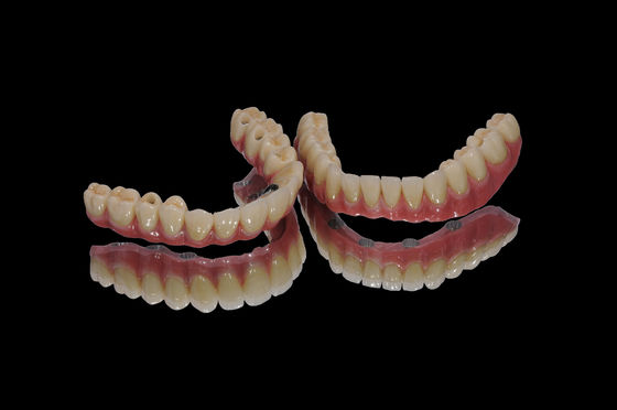 ALL On  X Implant Zirconia Bridge With Titanium Base Zirconia Crown Bridge